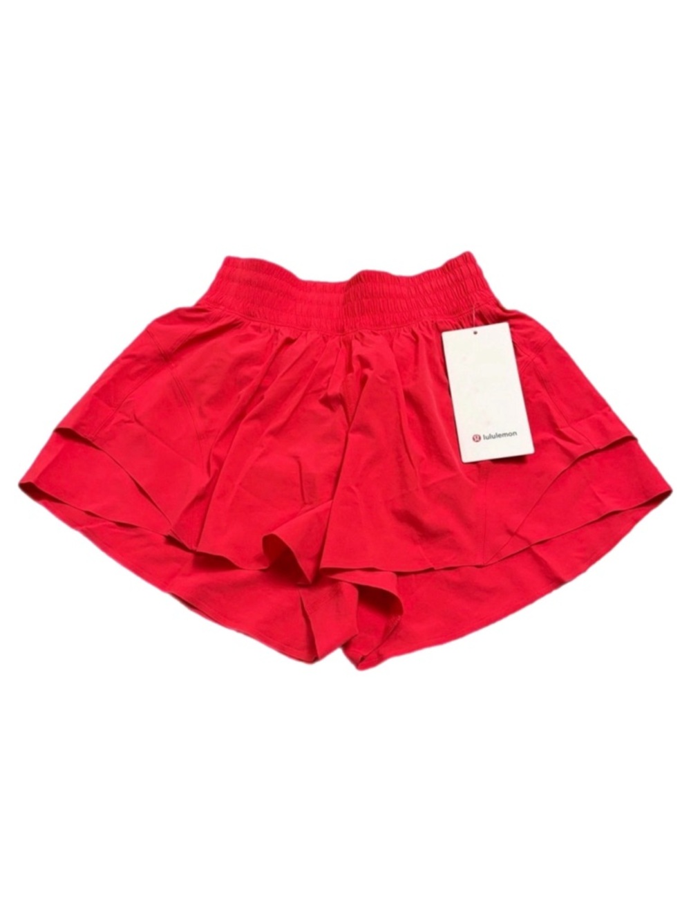 NWT Lululemon Shake It Out High-Rise Running Short 2.5" (Red Glow) Size XXS